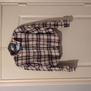 American Eagle Cropped Flannel